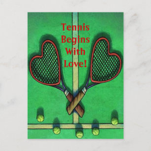 Jugadores Deportivos De Postales ¡El Tenis Comienz