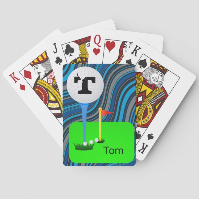 Jugando a la carta Deck Golfing Golf (Reverso)