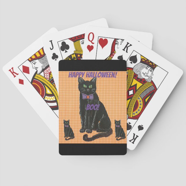 Jugando a las cartas Kitty (Reverso)