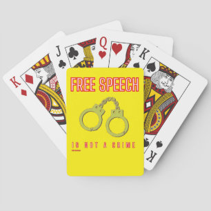 jugando a las cartas "LA LIBERTAD DE EXPRESIÓN NO