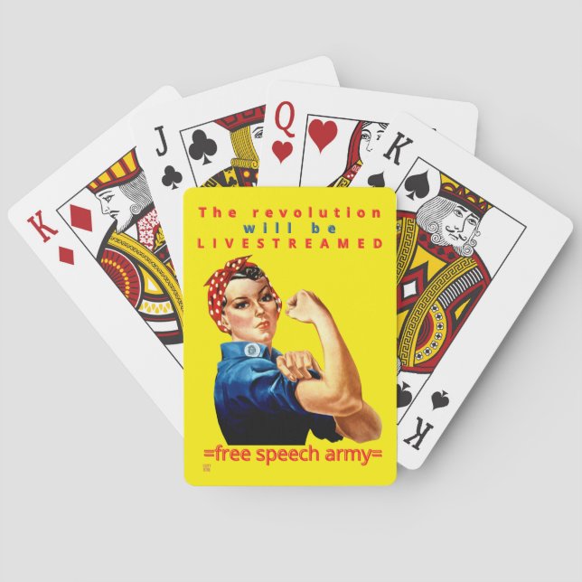 jugando a las cartas "LA REVOLUCIÓN..." (Reverso)