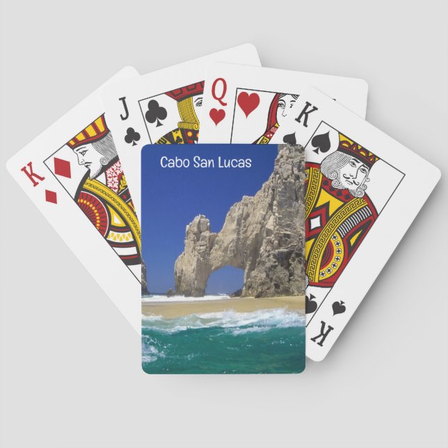 Jugando cartas Cabo San Lucas (Reverso)