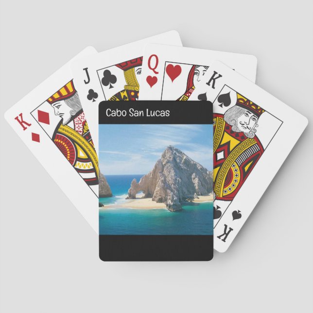 Jugando cartas Cabo San Lucas (Reverso)