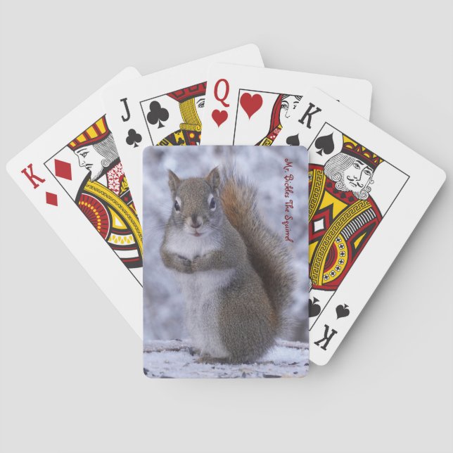 Jugando cartas con el Sr. Bickles La ardilla (Reverso)