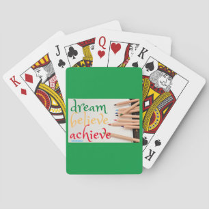 jugando cartas "SUEÑO, CREE..."