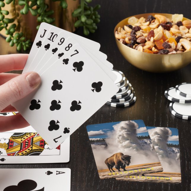 Jugando cartas Yellowstone Geyser (In Situ)