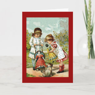 Jugando con la tarjeta de muñecas