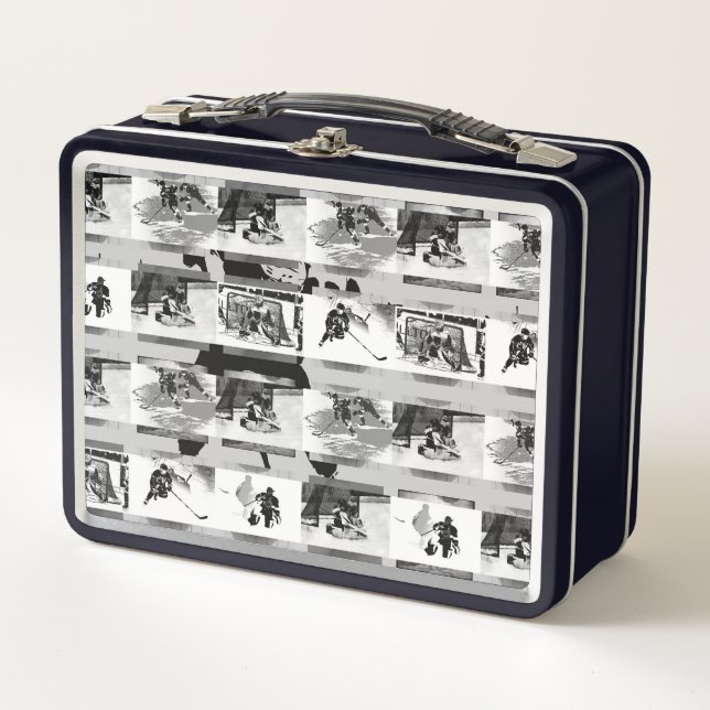 Jugando Hockey - Jugadores de Hockey sobre Hielo (Anverso)