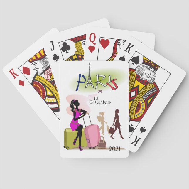 Jugar a la carta Deck Paris Francia Vacaciones (Reverso)