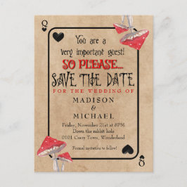 Jugar a la tarjeta hongos locos Guardar la fecha