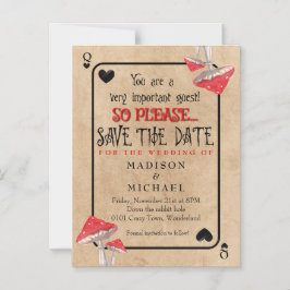 Jugar a la tarjeta hongos locos Guardar la fecha