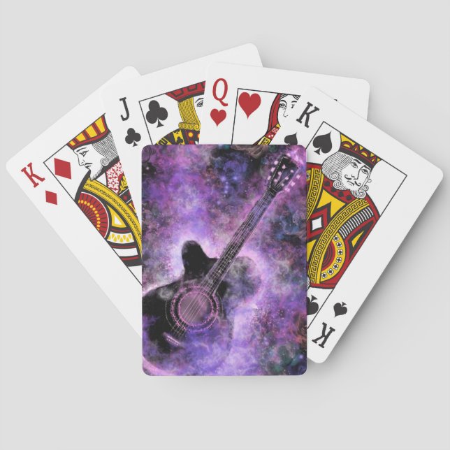 Jugar a las Cartas con Guitarra (Reverso)