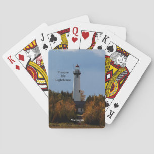 Jugar a las cartas de caída de la Isla Presque