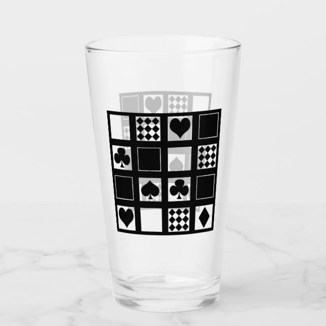 Jugar a las cartas de juego palas corazones cruza  (Anverso)