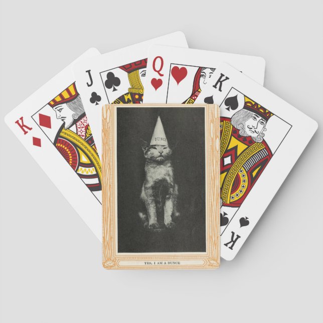 Jugar a las cartas del gato de Dunce (Reverso)