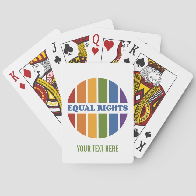 Jugar a las cartas del personalizado de Derechos I (Reverso)