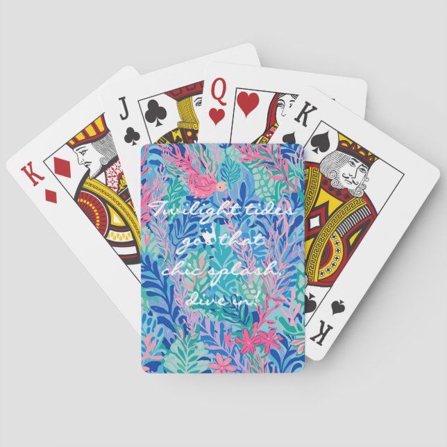 Jugar a las cartas en gráfico elegante (Reverso)