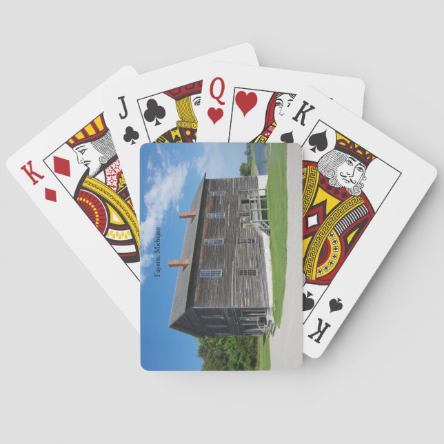 Jugar a las cartas en la ópera de Fayette (Reverso)