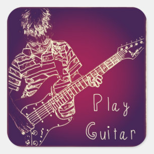 Jugar a los Pegatinas de guitarra