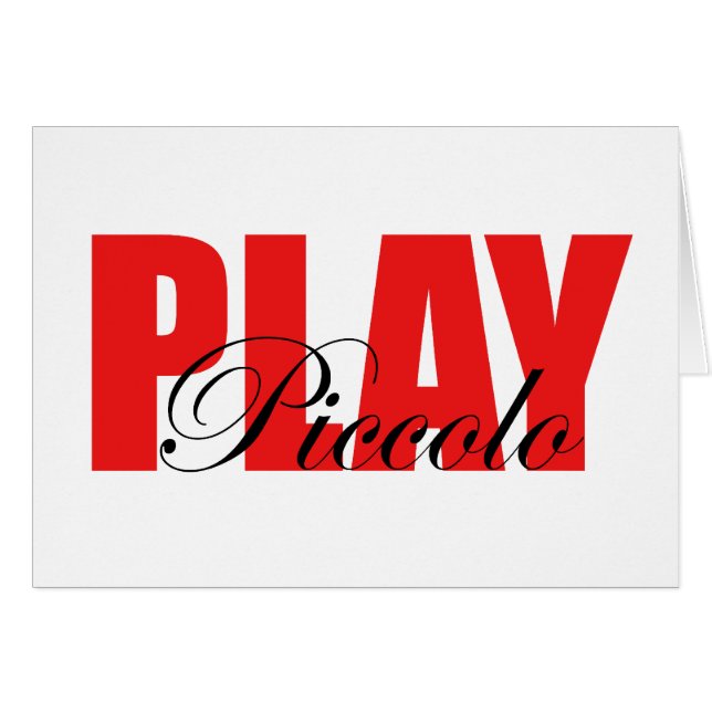 Jugar a Piccolo (Anverso (Horizontal))