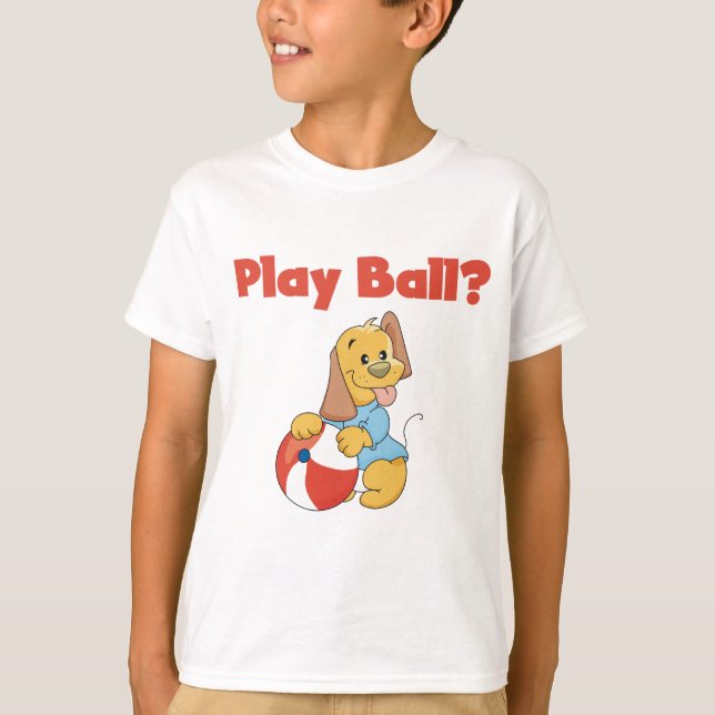 Jugar camisetas y regalos de bolas (Anverso)