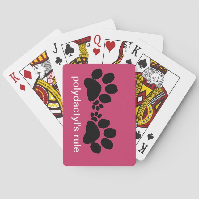 Jugar cartas - Regla de Polydactyl (Reverso)