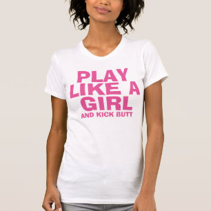 JUGAR COMO camisetas CHICAS