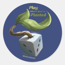 Jugar donde te plantan Pegatinas