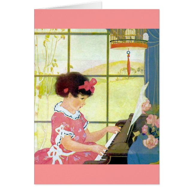 Jugar el piano (Frente)