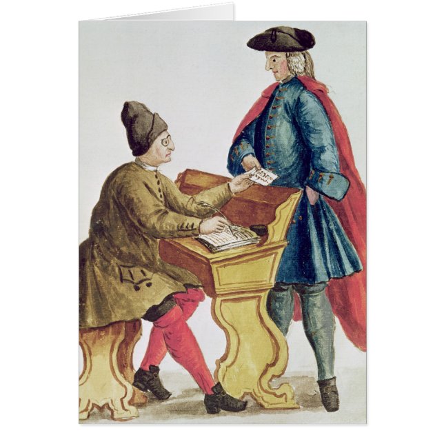 Jugar la lotería veneciana (Frente)