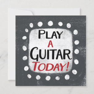 Jugar la tarjeta de felicitación Guitar Today