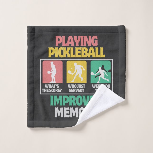 Jugar Pickleball Mejora la Memoria (Toallita)