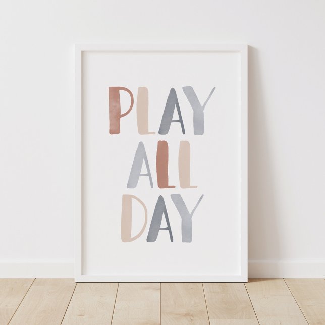 Jugar todo el día Boho Niños Decoración de la habi (Subido por el creador)