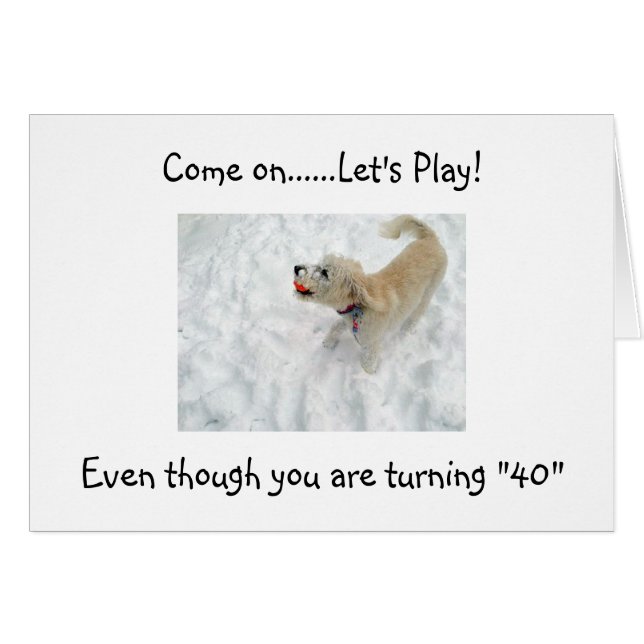 JUGEMOS A "40" QUE TODAVÍA ESTÁS EN LA BOLA (Anverso (Horizontal))