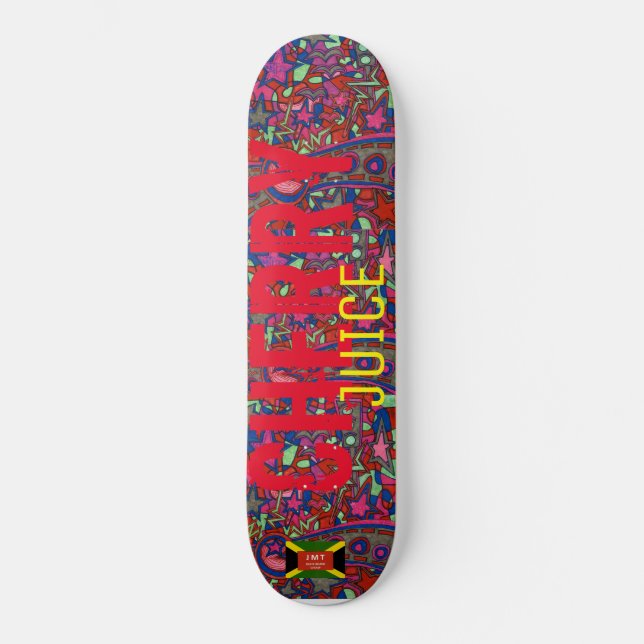 JUGO DE CEREZA  Patineta (Anverso)