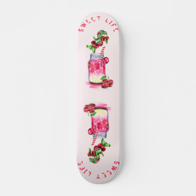 Jugo de cerezo Guay Beber Frutas Skateboard de ver (Anverso )