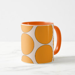 "JUGO DE NARANJA" DECORACIÓN POP-ART TAZA DE CAFÉ