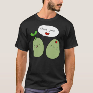 Jugo de oliva te quiero camiseta clásica