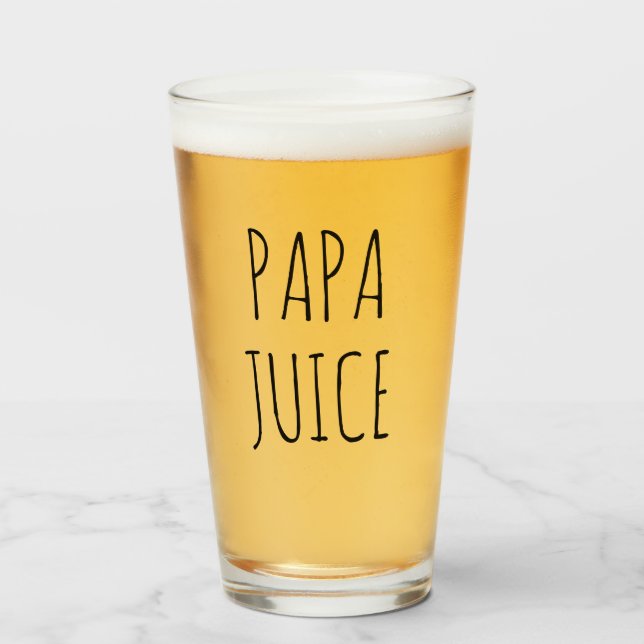 Jugo Papa | Vidrio (Anverso (lleno))