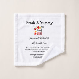 Jugos y sacudidas sitio web de negocios de restaur