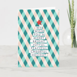 Jugoso árbol de Navidad - Palabras de alegría