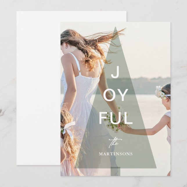 Jugoso rebosante de árbol de Navidad verde (Anverso / Reverso)