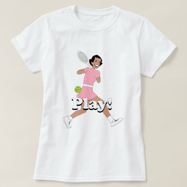 Juguemos a la camiseta de tenis (Diseño del anverso)