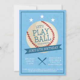 Juguemos a la invitación de cumpleaños del Ball Bl