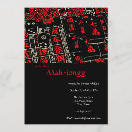 Juguemos a Mahjong - una invitación al personaliza