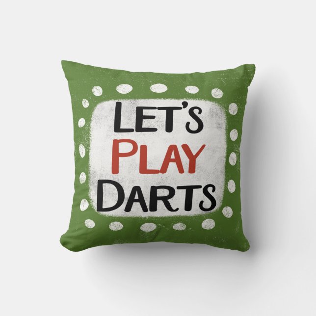Juguemos Cojín decorativo Darts (Anverso)