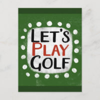 Juguemos la postal de golf