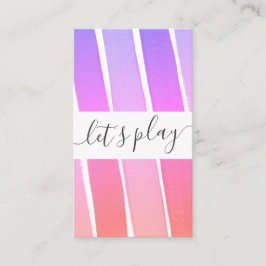 Juguemos la tarjeta de llamadas de mami Rainbow Pl