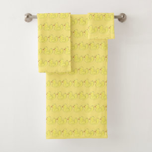Juguete de baño de pájaro de goma amarillo Duckie 