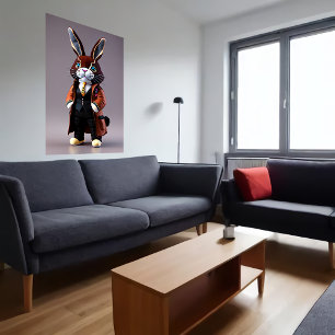 Juguete de felpa de conejo   Arte IA